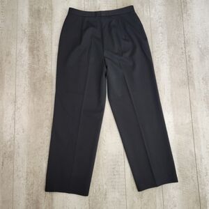 F by Faconnable Black Ankle Crop Pants Slacks Size 6